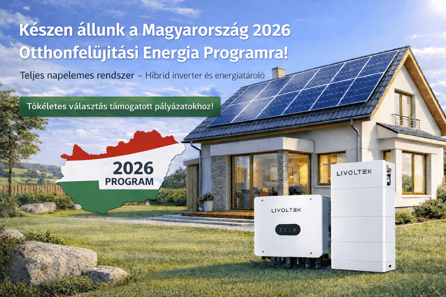 Otthoni Energiatárolási Program Magyarország 2026 - Livoltek